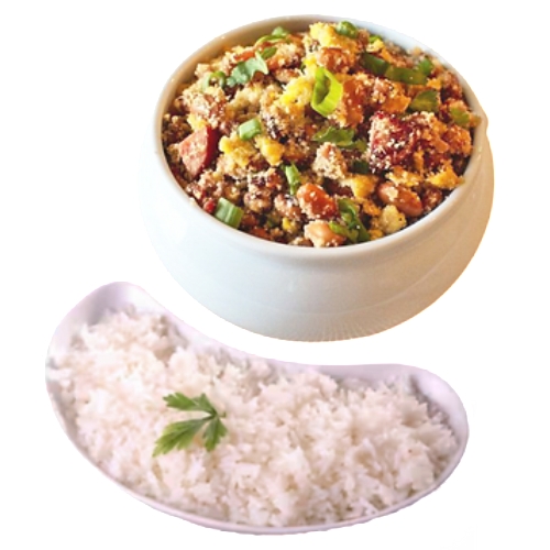 Feijão Tropeiro Pequeno com Arroz