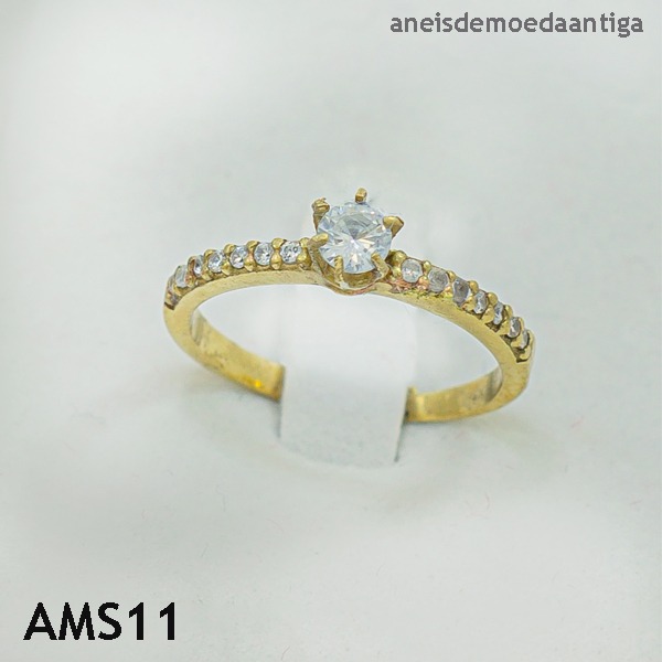 Anel Solitário de Moeda Antiga – AMS11