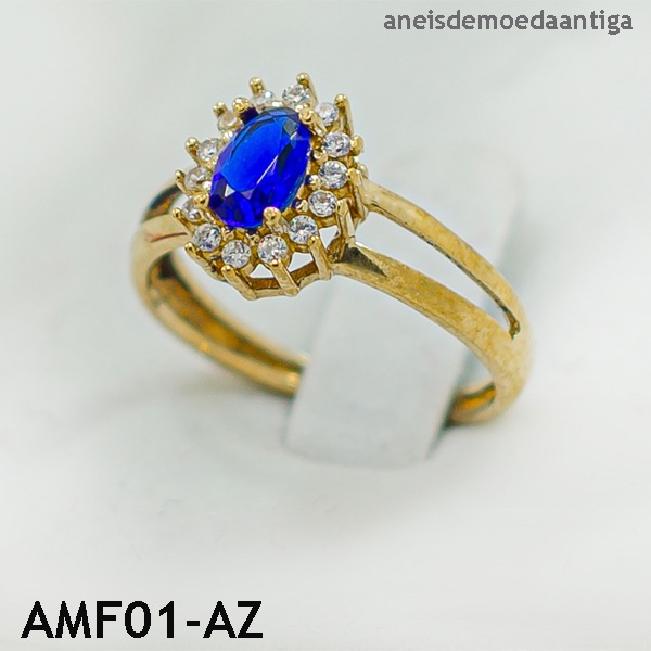 Anel de Moeda Antiga Tipo Formatura – AMF01-AZ